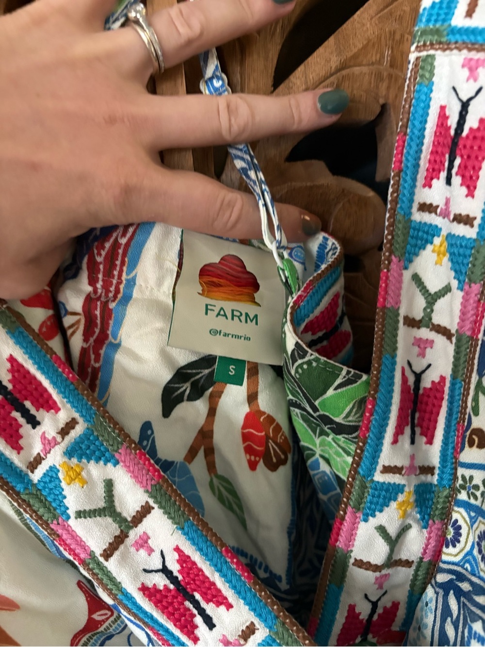 FARM Rio Multicolor Floral Mini Dress - Picture 2 of 4